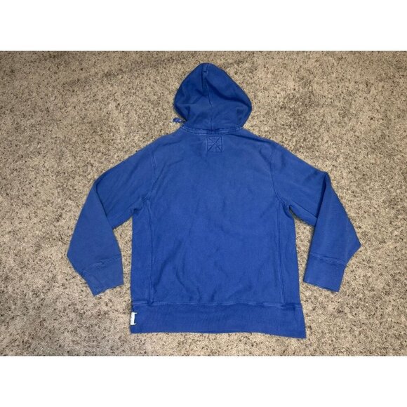 AMERICAN EAGLE Varsity Hoodie Heavyweight Thick Sweatshirt Y2k 90s Track LARGE - Picture 2 of 11